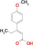 (E)-3-(4-Methoxyphenyl)pent-2-enoic acid