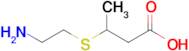 3-((2-Aminoethyl)thio)butanoic acid