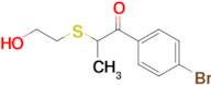 1-(4-Bromophenyl)-2-((2-hydroxyethyl)thio)propan-1-one