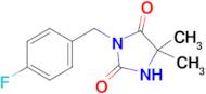 3-(4-Fluorobenzyl)-5,5-dimethylimidazolidine-2,4-dione