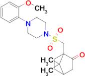 1-(((4-(2-Methoxyphenyl)piperazin-1-yl)sulfonyl)methyl)-7,7-dimethylbicyclo[2.2.1]heptan-2-one