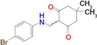 2-(((4-Bromophenyl)amino)methylene)-5,5-dimethylcyclohexane-1,3-dione