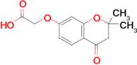 2-((2,2-Dimethyl-4-oxochroman-7-yl)oxy)acetic acid