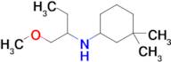 n-(1-Methoxybutan-2-yl)-3,3-dimethylcyclohexan-1-amine