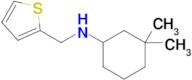 3,3-Dimethyl-N-(thiophen-2-ylmethyl)cyclohexan-1-amine