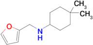 n-(Furan-2-ylmethyl)-4,4-dimethylcyclohexan-1-amine