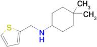 4,4-Dimethyl-N-(thiophen-2-ylmethyl)cyclohexan-1-amine