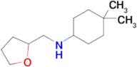 4,4-Dimethyl-N-((tetrahydrofuran-2-yl)methyl)cyclohexan-1-amine