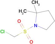 1-((Chloromethyl)sulfonyl)-2,2-dimethylpyrrolidine