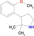 3-(2-Methoxyphenyl)-2,2-dimethylpyrrolidine