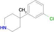 4-(3-Chlorophenyl)-4-methylpiperidine