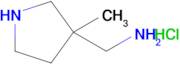 (3-Methylpyrrolidin-3-yl)methanamine hydrochloride