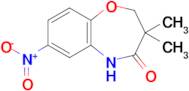 3,3-Dimethyl-7-nitro-2,3-dihydrobenzo[b][1,4]oxazepin-4(5h)-one