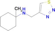 n-((1,2,3-Thiadiazol-4-yl)methyl)-1-methylcyclohexan-1-amine