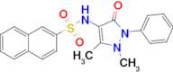 n-(1,5-Dimethyl-3-oxo-2-phenyl-2,3-dihydro-1h-pyrazol-4-yl)naphthalene-2-sulfonamide