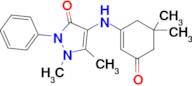 4-((5,5-Dimethyl-3-oxocyclohex-1-en-1-yl)amino)-1,5-dimethyl-2-phenyl-1,2-dihydro-3h-pyrazol-3-one