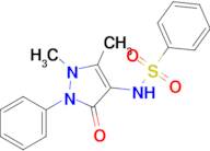 n-(1,5-Dimethyl-3-oxo-2-phenyl-2,3-dihydro-1h-pyrazol-4-yl)benzenesulfonamide