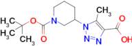 1-(1-(Tert-butoxycarbonyl)piperidin-3-yl)-5-methyl-1h-1,2,3-triazole-4-carboxylic acid