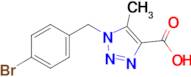 1-(4-Bromobenzyl)-5-methyl-1h-1,2,3-triazole-4-carboxylic acid