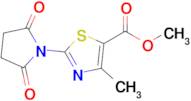 Methyl 2-(2,5-dioxopyrrolidin-1-yl)-4-methylthiazole-5-carboxylate