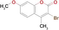 3-Bromo-7-methoxy-4-methyl-2h-chromen-2-one