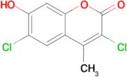 3,6-Dichloro-7-hydroxy-4-methyl-2h-chromen-2-one