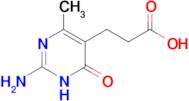 3-(2-amino-4-methyl-6-oxo-1,6-dihydropyrimidin-5-yl)propanoic acid