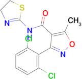 3-(2,6-Dichlorophenyl)-N-(4,5-dihydrothiazol-2-yl)-5-methylisoxazole-4-carboxamide