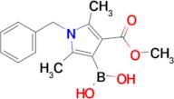 (1-Benzyl-4-(methoxycarbonyl)-2,5-dimethyl-1h-pyrrol-3-yl)boronic acid