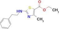 Ethyl 4-methyl-2-(phenethylamino)thiazole-5-carboxylate