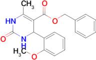 Benzyl 4-(2-methoxyphenyl)-6-methyl-2-oxo-1,2,3,4-tetrahydropyrimidine-5-carboxylate