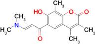 (E)-6-(3-(Dimethylamino)acryloyl)-7-hydroxy-3,4,8-trimethyl-2h-chromen-2-one