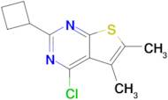 4-Chloro-2-cyclobutyl-5,6-dimethylthieno[2,3-d]pyrimidine