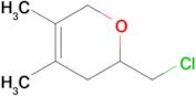 2-(Chloromethyl)-4,5-dimethyl-3,6-dihydro-2h-pyran