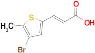 (E)-3-(4-Bromo-5-methylthiophen-2-yl)acrylic acid