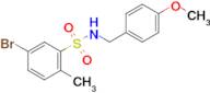 5-Bromo-N-(4-methoxybenzyl)-2-methylbenzenesulfonamide