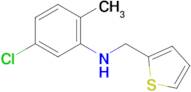 5-Chloro-2-methyl-N-(thiophen-2-ylmethyl)aniline