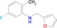 5-Fluoro-N-(furan-2-ylmethyl)-2-methylaniline