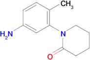 1-(5-Amino-2-methylphenyl)piperidin-2-one