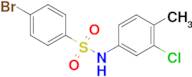 4-Bromo-N-(3-chloro-4-methylphenyl)benzenesulfonamide