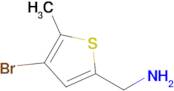 (4-Bromo-5-methylthiophen-2-yl)methanamine