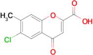 6-Chloro-7-methyl-4-oxo-4h-chromene-2-carboxylic acid