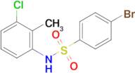 4-Bromo-N-(3-chloro-2-methylphenyl)benzenesulfonamide