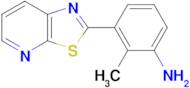 2-Methyl-3-(thiazolo[5,4-b]pyridin-2-yl)aniline