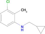 3-Chloro-N-(cyclopropylmethyl)-2-methylaniline