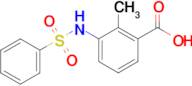 2-Methyl-3-(phenylsulfonamido)benzoic acid