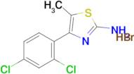 4-(2,4-dichlorophenyl)-5-methyl-1,3-thiazol-2-amine hydrobromide