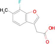 2-(7-Fluoro-6-methylbenzofuran-3-yl)acetic acid