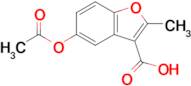 5-Acetoxy-2-methylbenzofuran-3-carboxylic acid