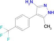 5-methyl-4-[4-(trifluoromethyl)phenyl]-1H-pyrazol-3-amine